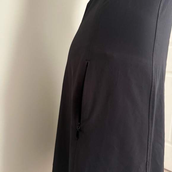 Athleta Womens Black Stretch Athleisure Dress Mini Length Long Sleeve Size S - Picture 5 of 11
